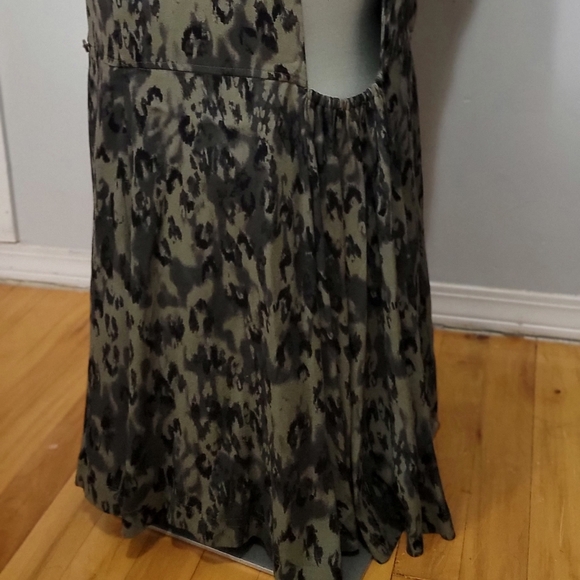 Free People Black And Dark Green Dress - Picture 7 of 16